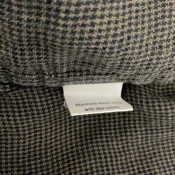 Carbon 2 Cobalt Mens Shirt Plaid Casual Preppy Workwear Outdoor Sz Large - Picture 5 of 5